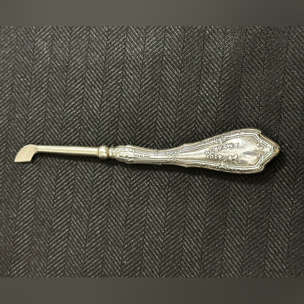 ✨ Sterling Silver Cuticle Knife 🌸 Vintage Manicure Tool
